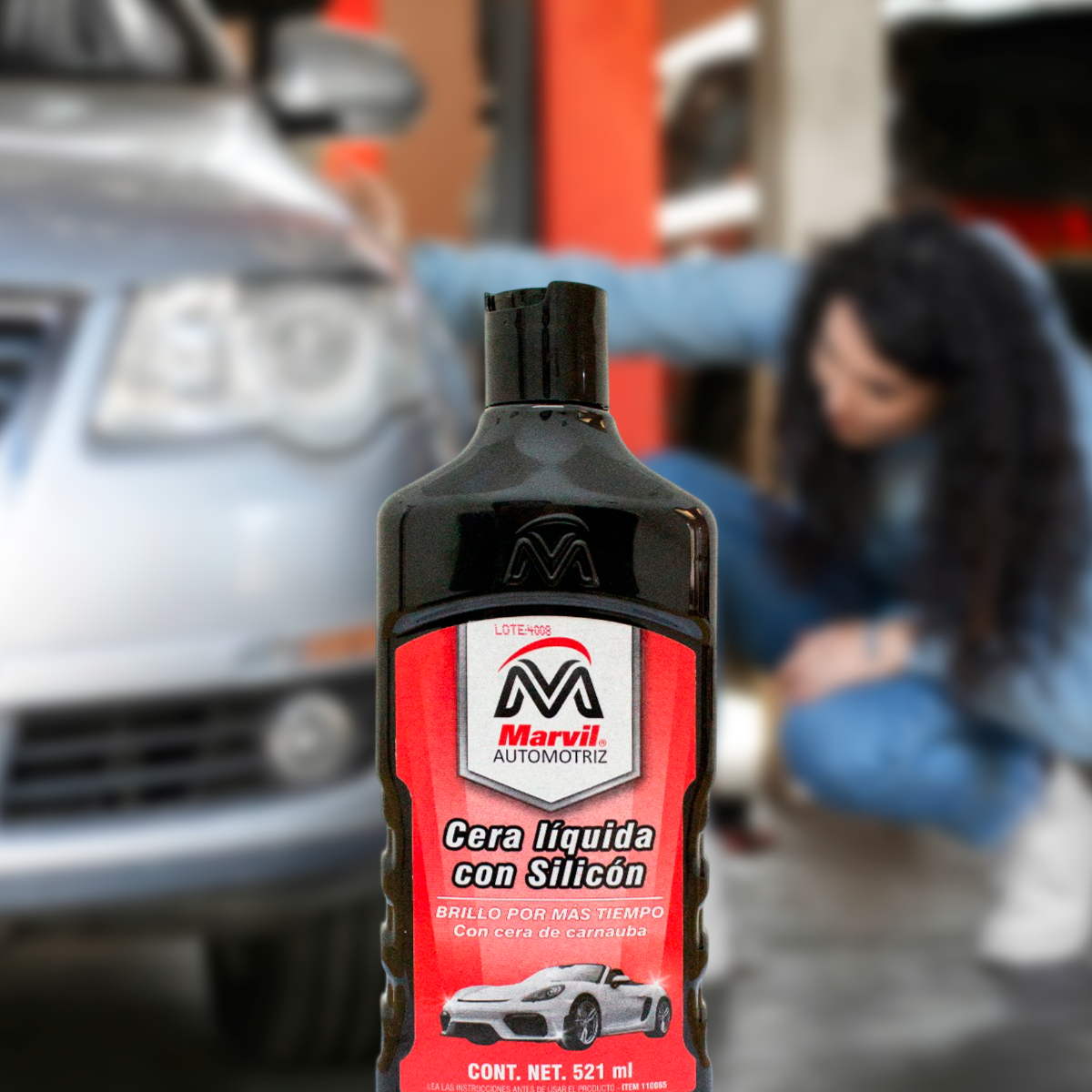 2 Pack Cera Liquida para Auto Teflon Marvil 500 ml 110065