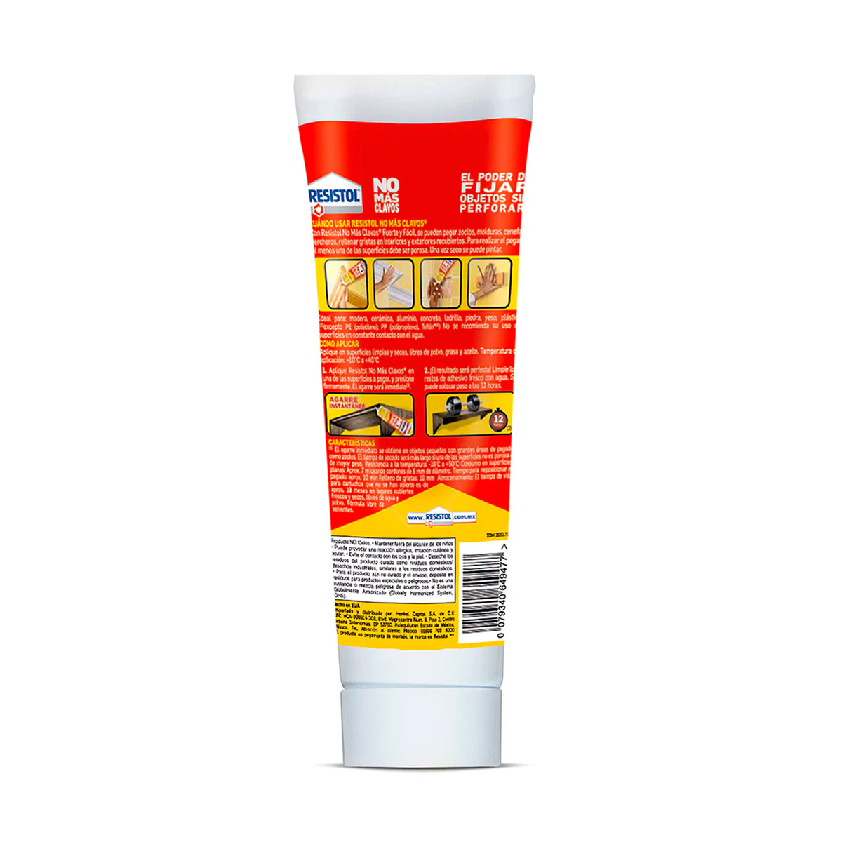 3 Pack Pegamento Resistol "No mas Clavos" 113 grs