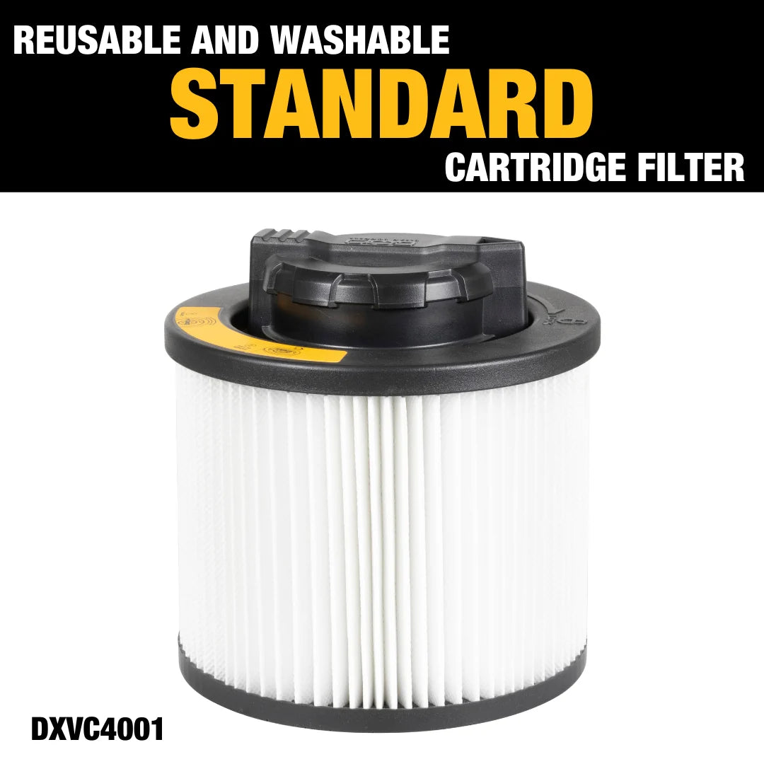 Filtro Cartucho Sec/Moj Aspiradora Dewalt 4 a 8 GAL DXVC4001