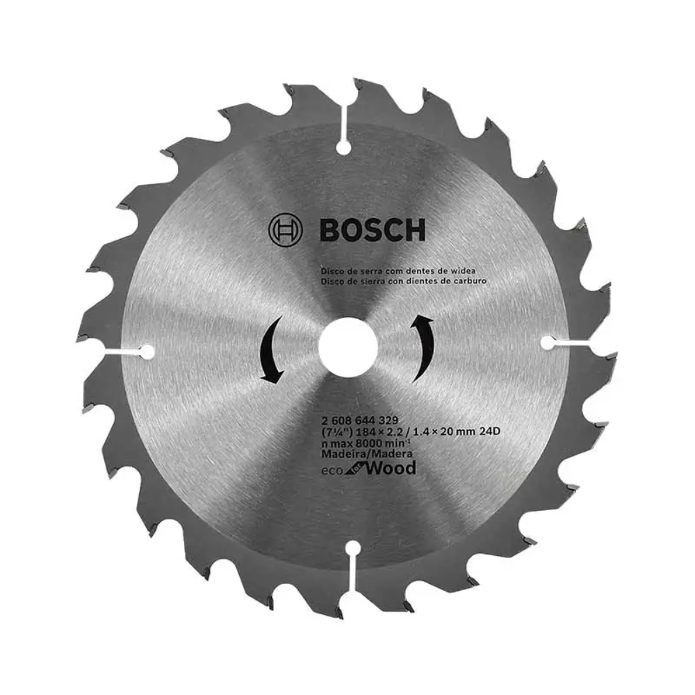 Disco de Corte Sierra Madera Bosch 2608644329 7-1/4"