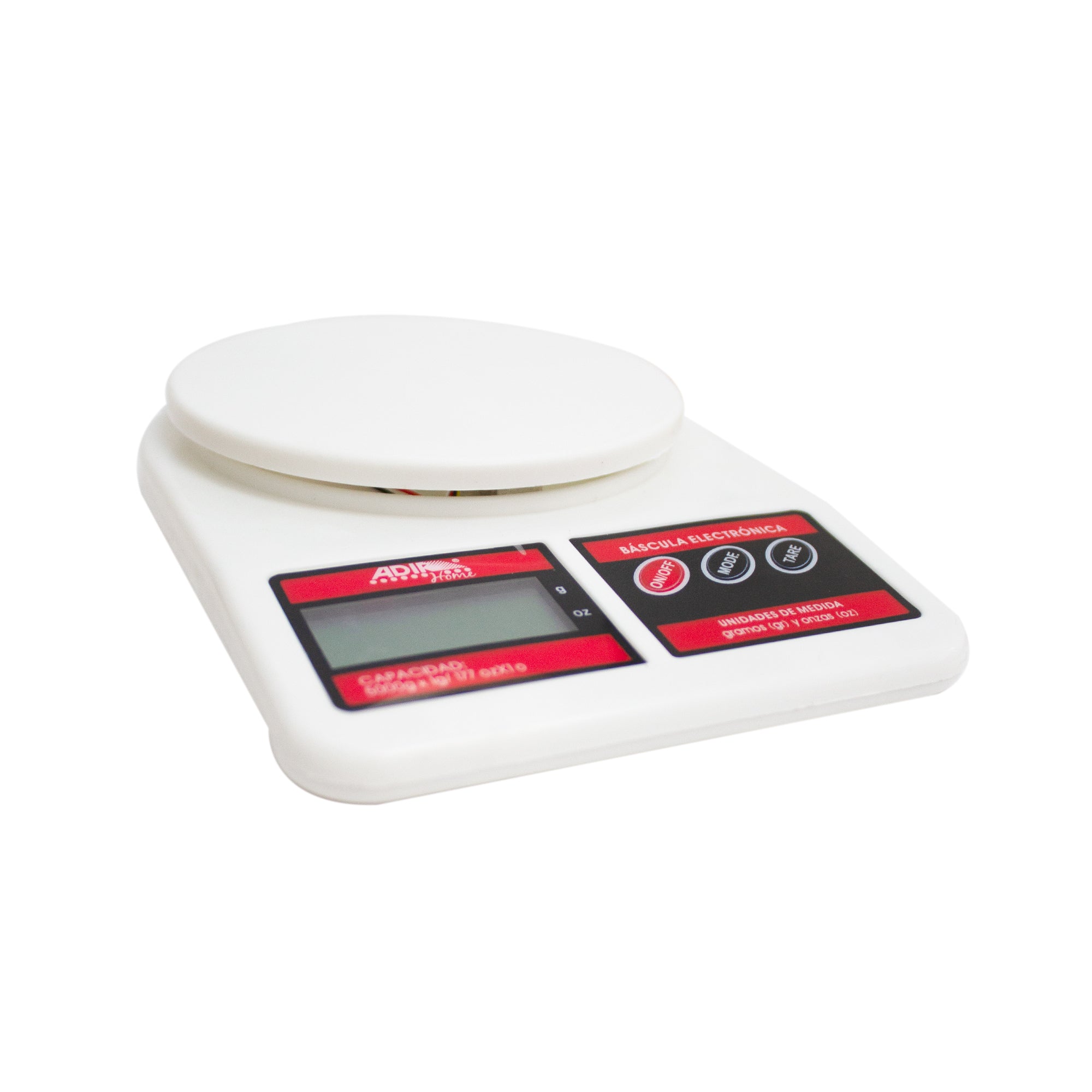 Báscula digital para cocina, plato de ABS, 5 kg, Truper, Básculas  Digitales, 15161