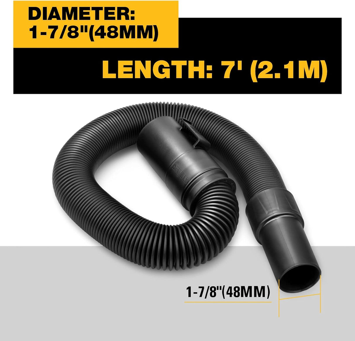 Manguera Flexible Aspiradora Dewalt 48mm X 2.1m DXVA19-2600