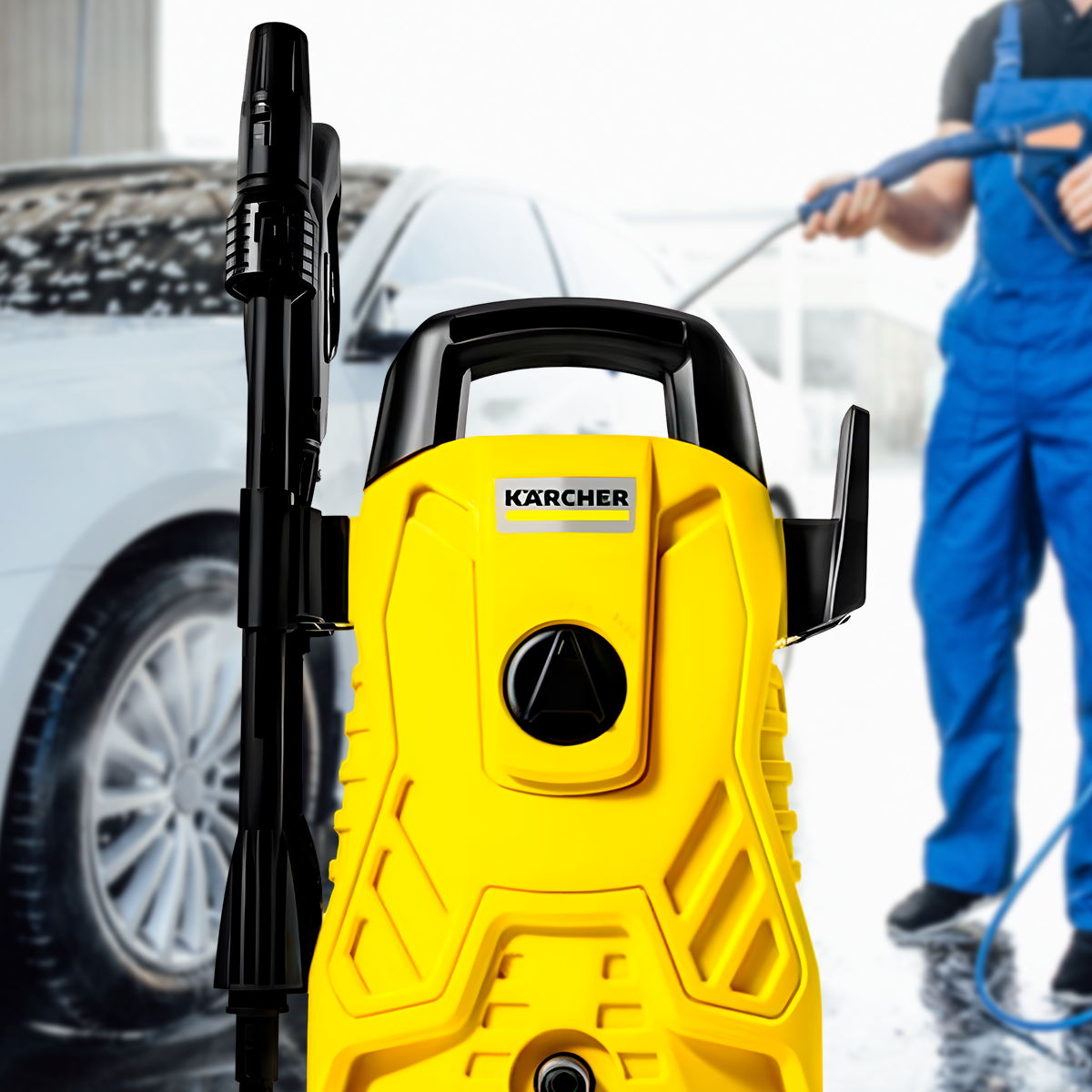 Kit Auto Hidrolavadora Karcher + Aspiradora Koblenz WD-5