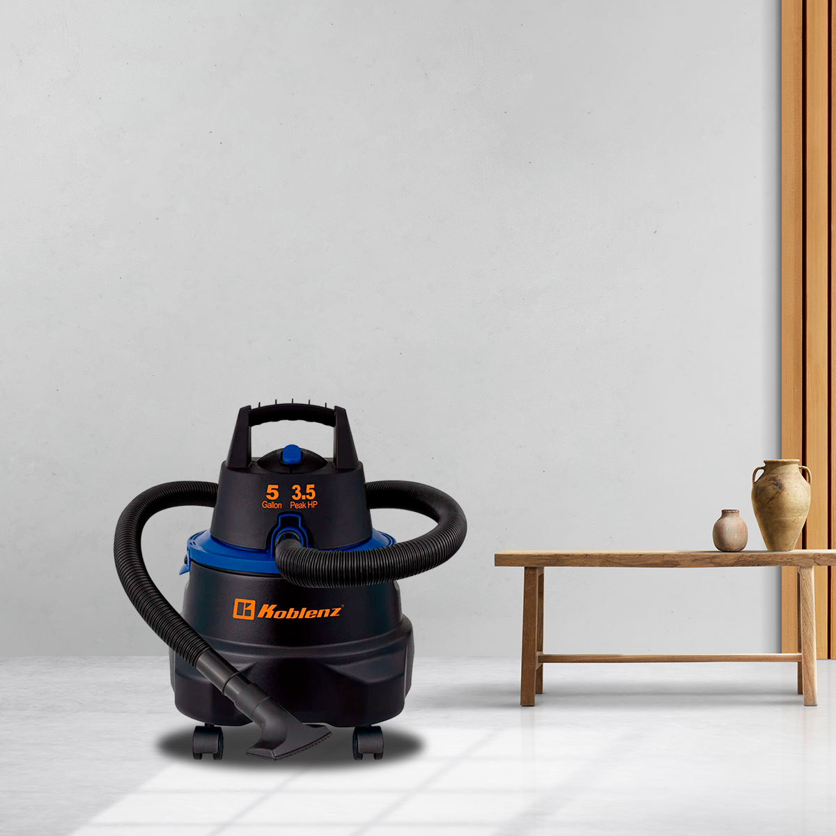 Kit Auto Hidrolavadora Karcher + Aspiradora Koblenz WD-5