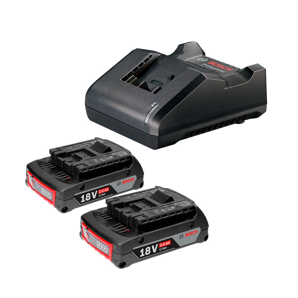 Kit de Baterias y Cargador Bosch Profesional GAL 18V-20