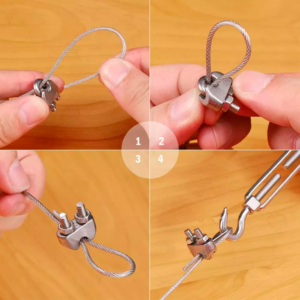 Nudo Ranurado Cayac NU001 1/16" 100 Pzs