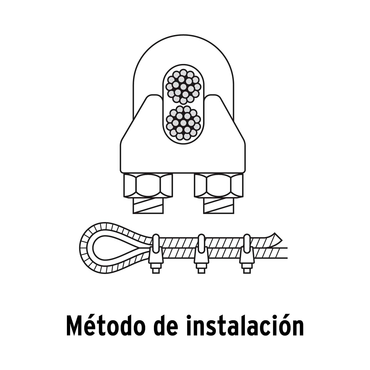 Nudo Ranurado Cayac NU005 3/8" 25 Pzs