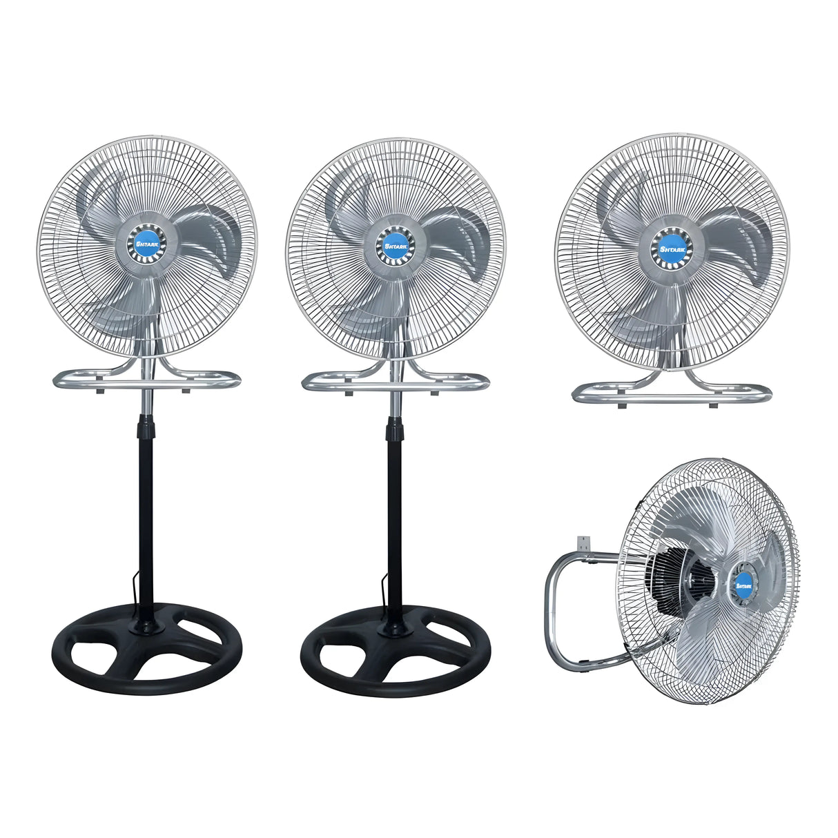 Ventilador de Piso Shtark SHTVP18N2 18" 3 Velocidades 2 Pzs
