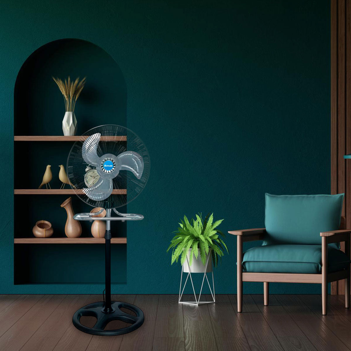 Ventilador de Piso Shtark SHTVP18N2 18" 3 Velocidades 2 Pzs