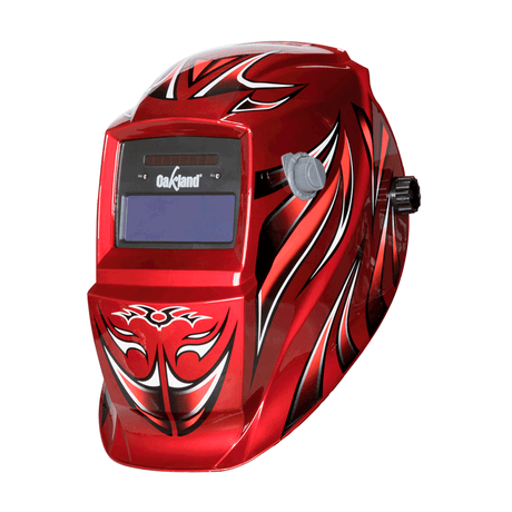 Careta Electrónica Para Soldar Oakland CE-A11 Roja - FERREKUPER