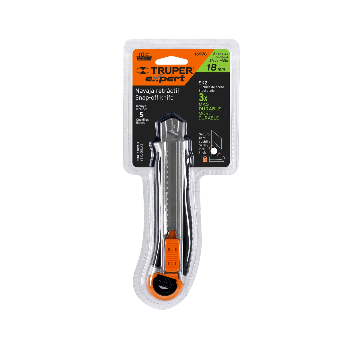 Cutter Truper CUT-6XX Grip Trabajo Pesado Reforzado 6"