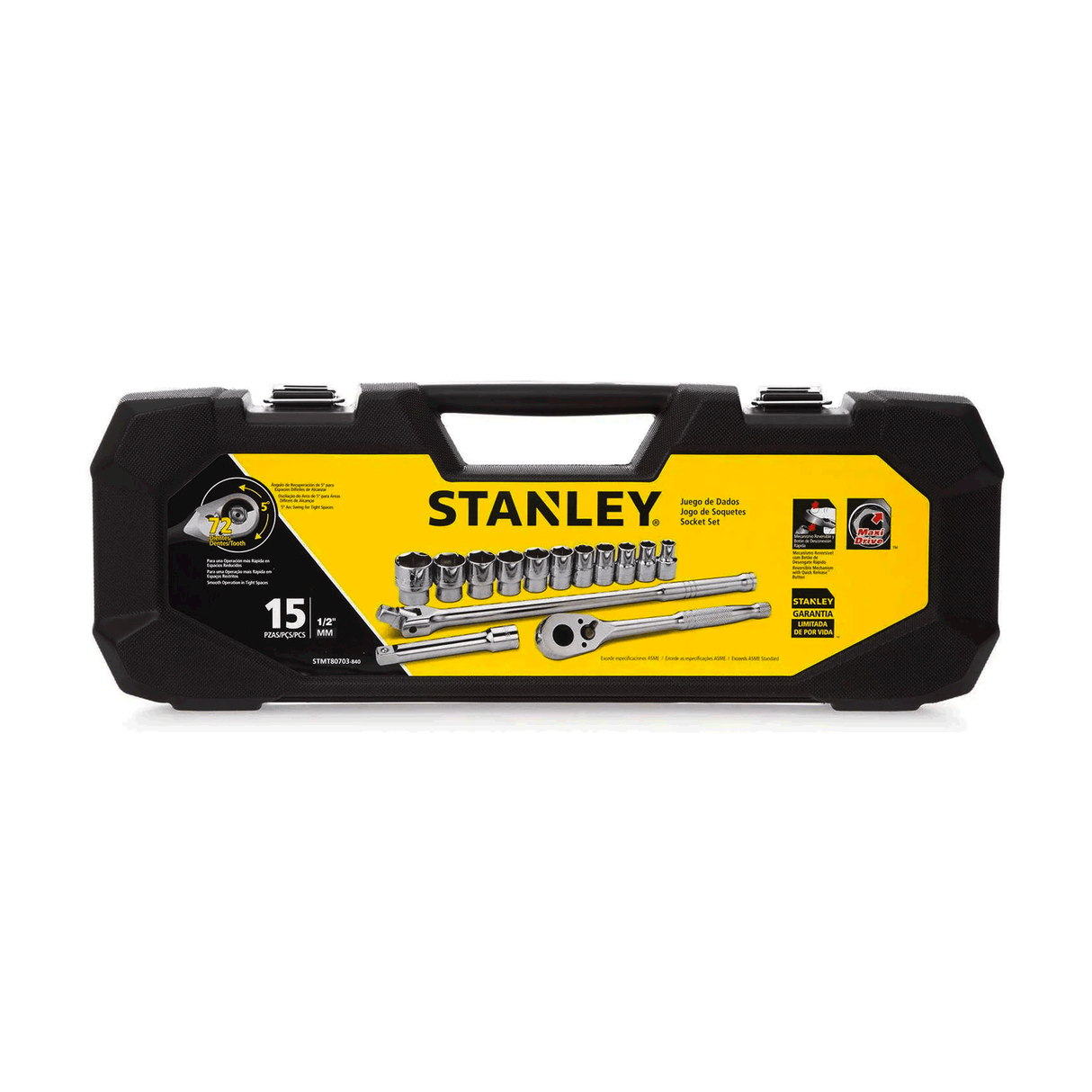 Juego de Autocle Stanley STMT80703-840 de 15 Pzas