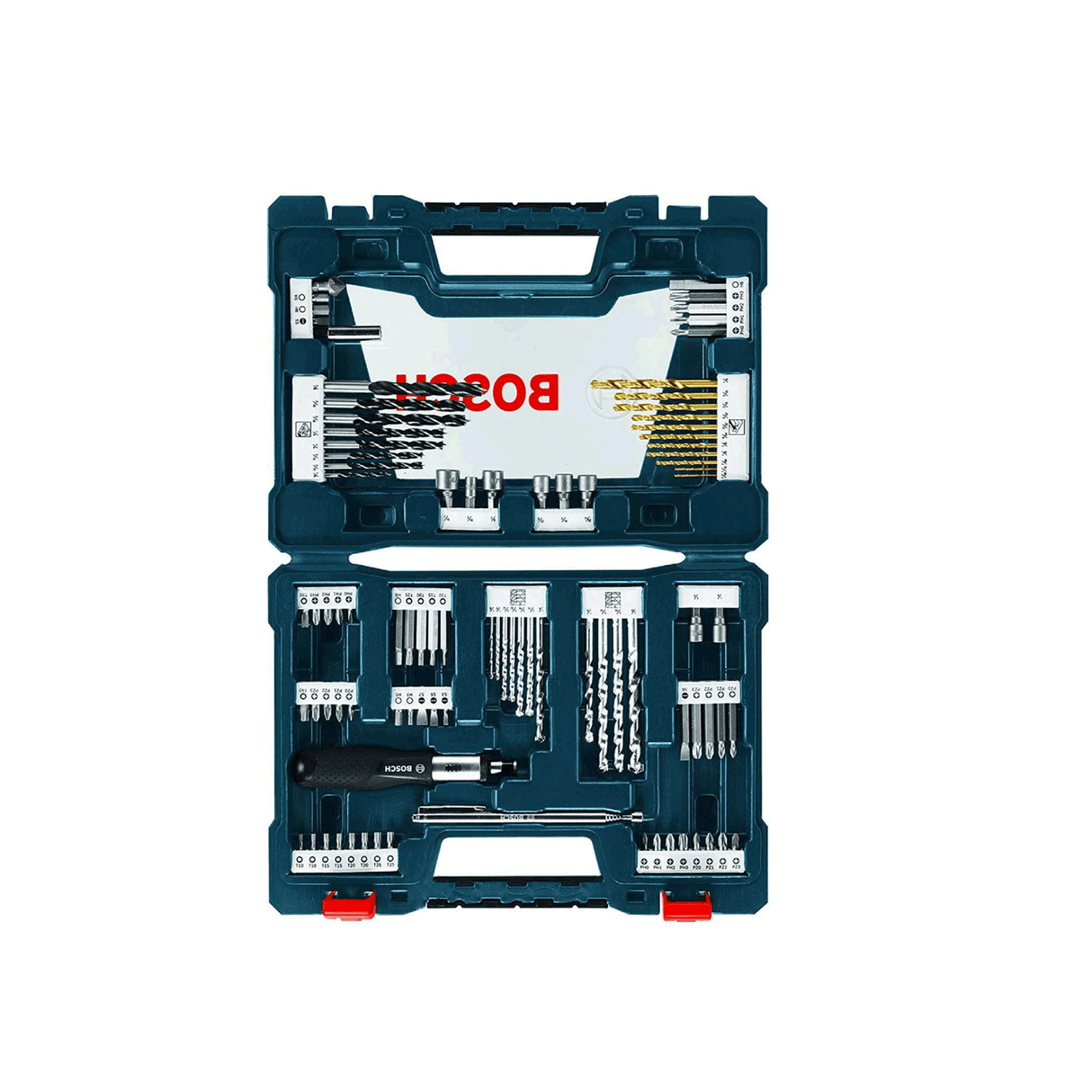 Set de Brocas y Puntas de Atornillado Bosch 91 Pzs