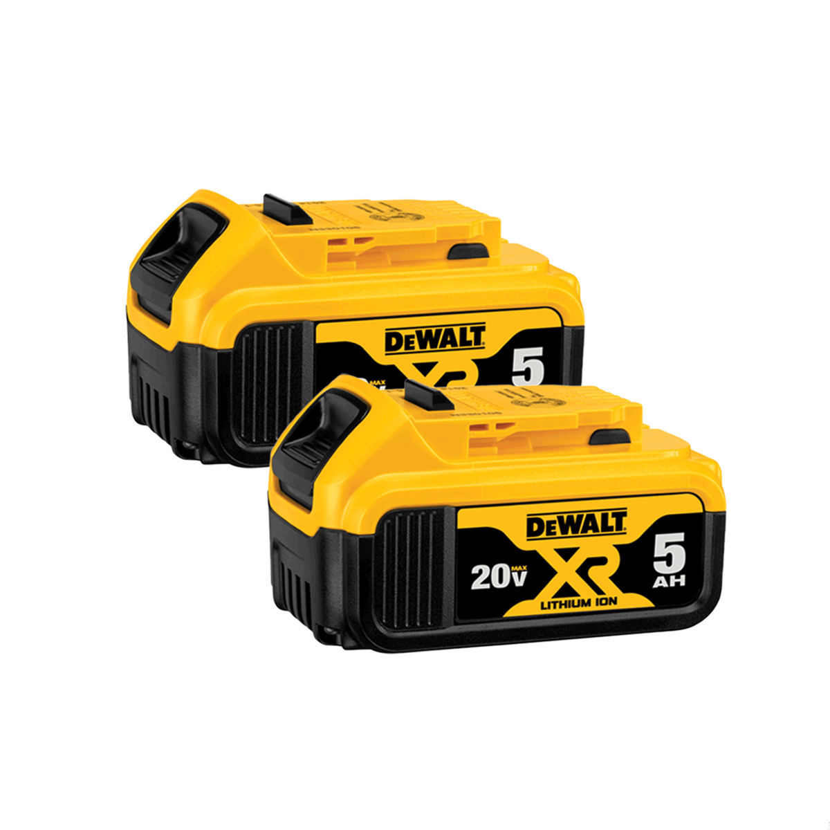 DEWALT - Kit básico de batería de 20 V máx. con 2 baterías, 5.0 Ah  (DCB205-2CK), con multiherramienta oscilante XR de 20 V máx. Dewalt,  velocidad