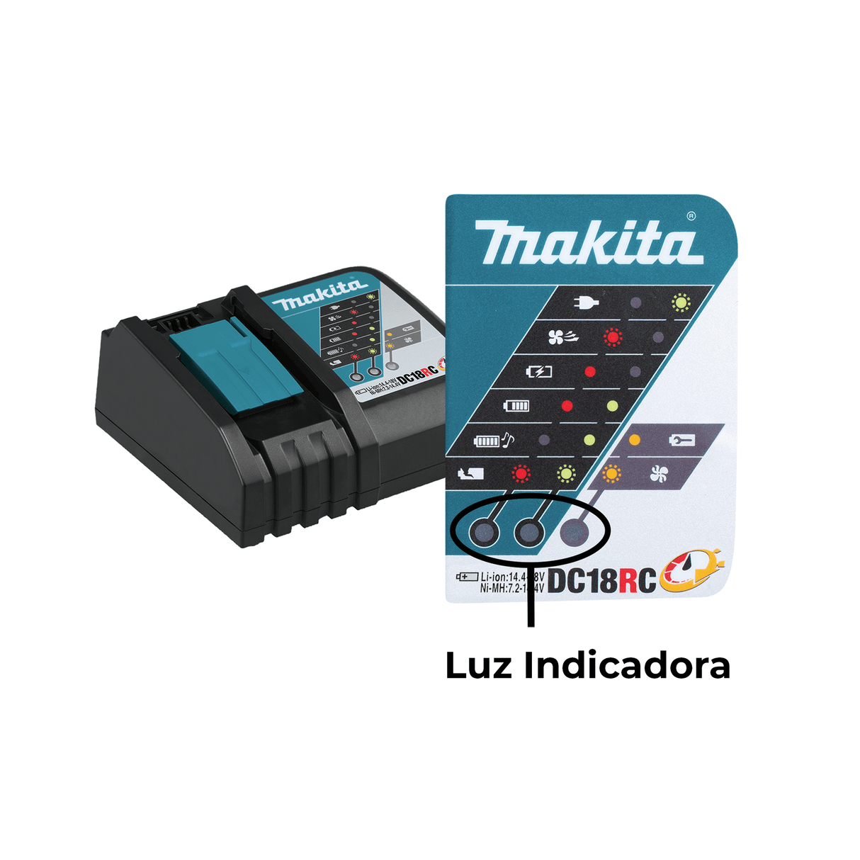 Cargador de Baterías Makita DC18RC 18 V Máx