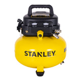 Compresor Stanley Sin Aceite Pancake 6 GAL 1HP SXC210601-B3