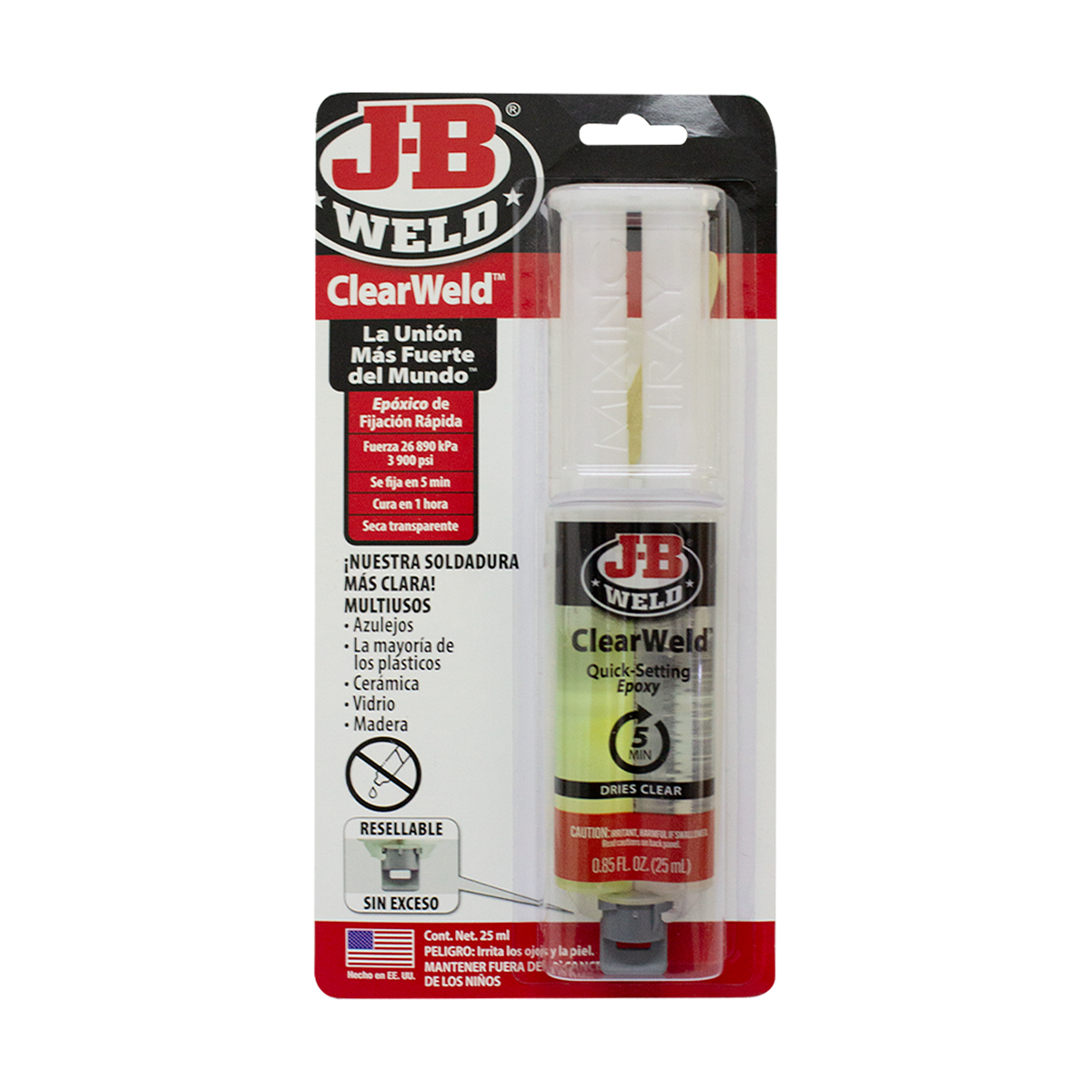 Adhesivo Plastico JB Weld 50112SPA 25 ml