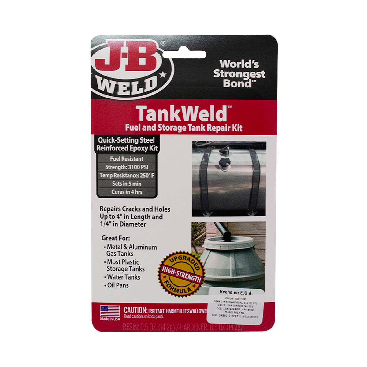 Adhesivo Plastico JB Weld 33701 Liquido para Espejos .40 OZ