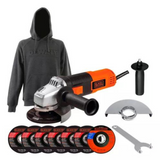 Esmeriladora Black And Decker G720-B3 + Sudadera Oficial Dewalt Gris 3D