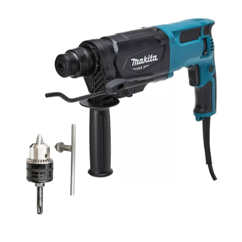 Combo Makita Rotomartillo SDS Plus M8701B + Broquero