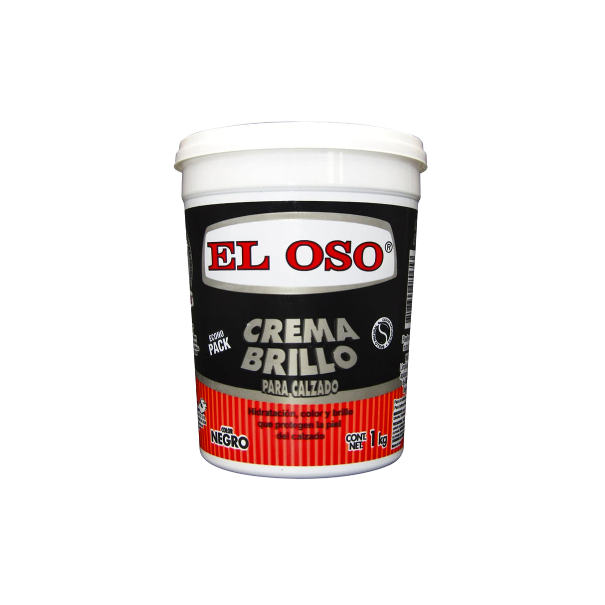 Crema para Calzado El Oso Econopack Negro 1 Kg