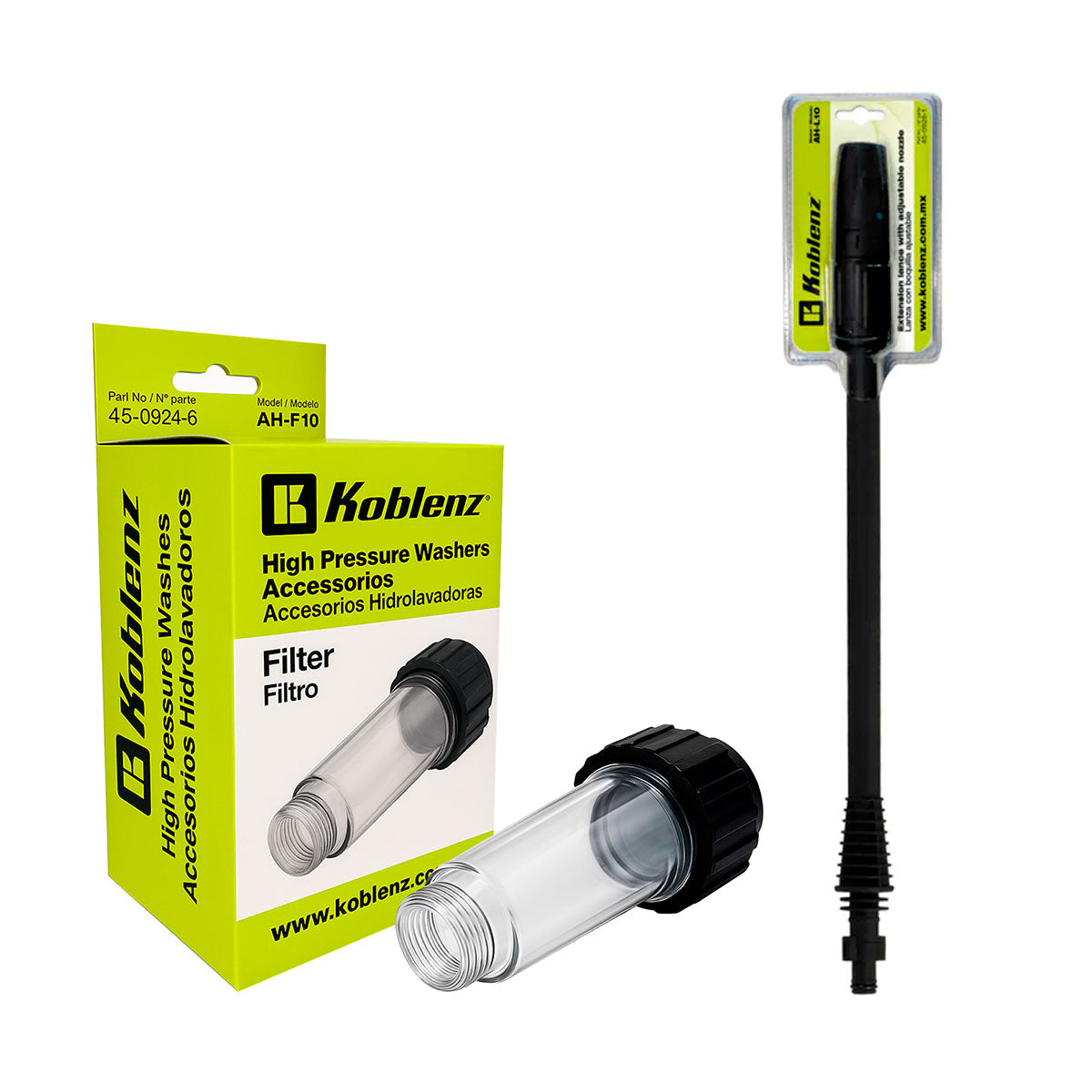 Combo Filtro de Agua y Lanza Koblenz para Hidrolavadora