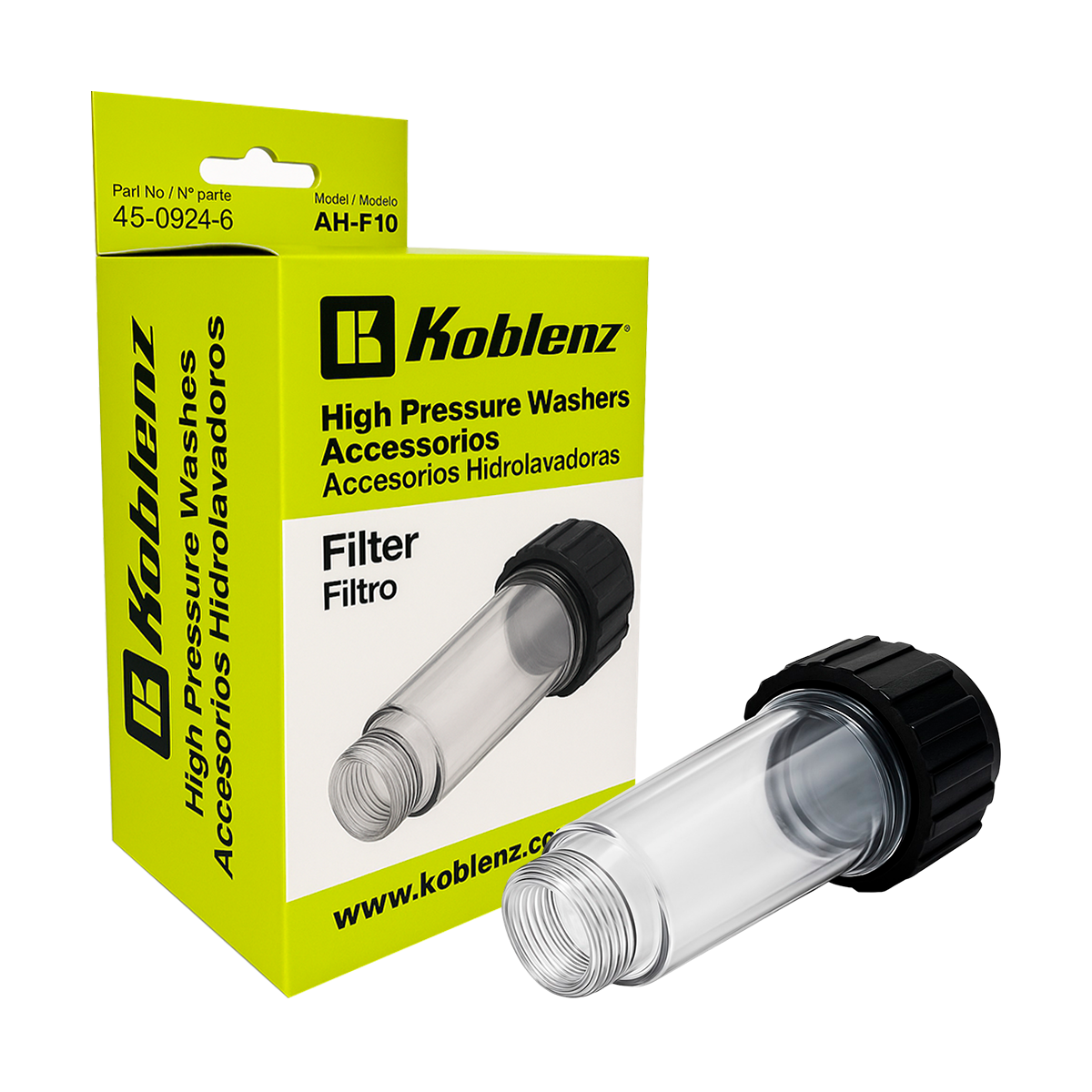 Combo Filtro de Agua y Lanza Koblenz para Hidrolavadora