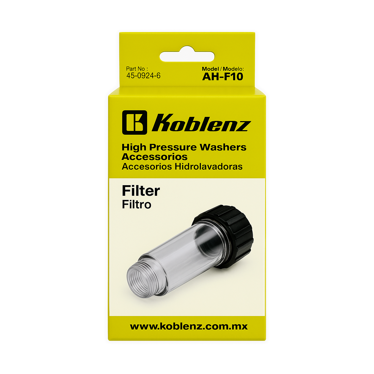 Combo Filtro de Agua y Lanza Koblenz para Hidrolavadora