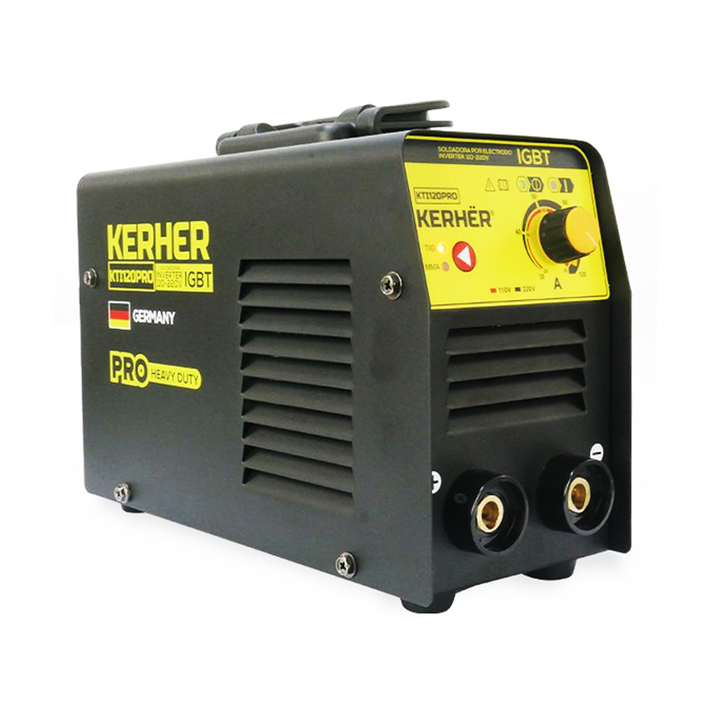 Kit Soldadora Careta Kerhër KTI120PRO 110/220 V 120 A Craneo