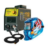 Kit Soldadora Careta Kerhër KTI120PRO 110/220 V 120 A Aguila