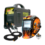 Kit Soldadora Careta Kerhër KTI200PRO 110/220 V 200 A Craneo