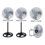 Ventilador de Piso Shtark SHTVP18N2 18" 3 Velocidades 2 Pzs
