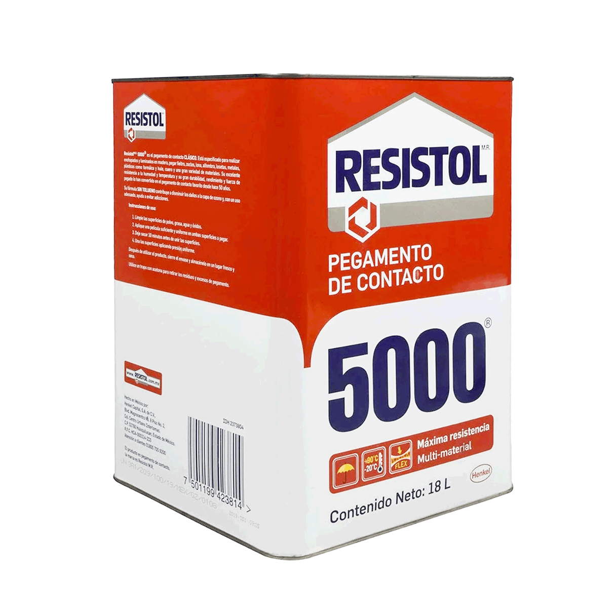 Pegamento De Contacto Resistol 5000 Lata 18 L