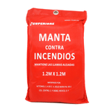 Manta Contra Incendio Superiore 1.20 X 1.20 Mts - FERREKUPER
