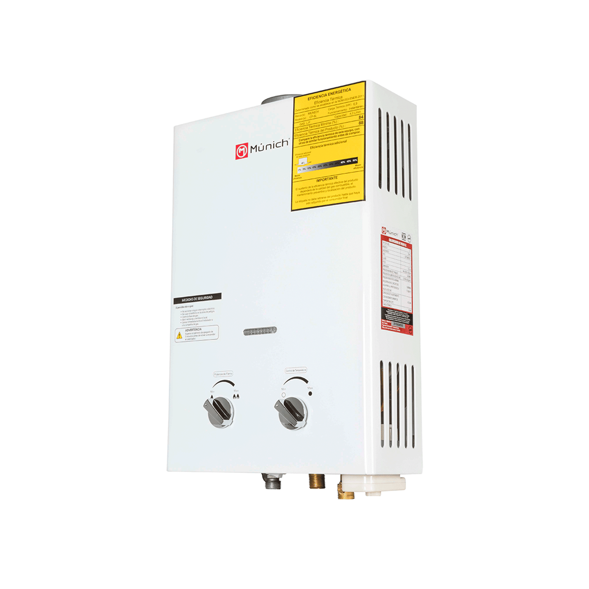 Calentador de Paso Munich CP-6L 6LTS - FERREKUPER