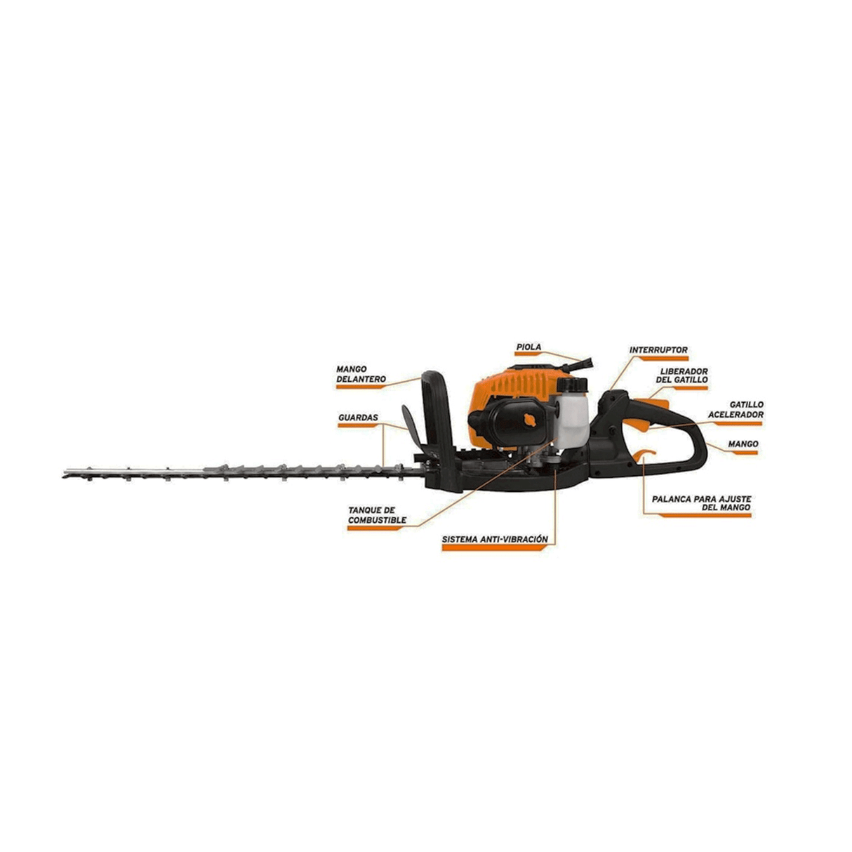 Cortasetos a Gasolina Truper COS-26X 26CC Profesional