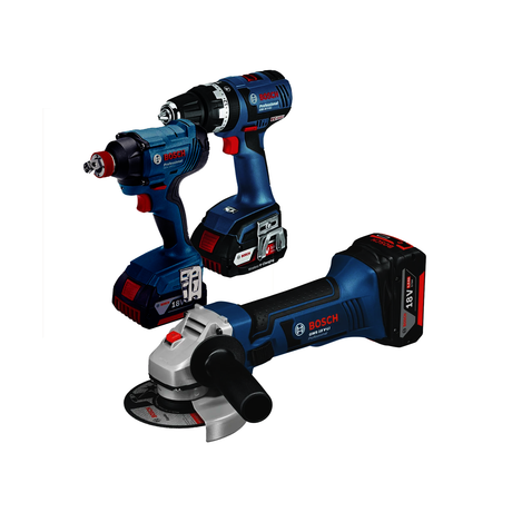 Combo Bosch Rotomartillo + Llave De Impacto + Esmeriladora - FERREKUPER