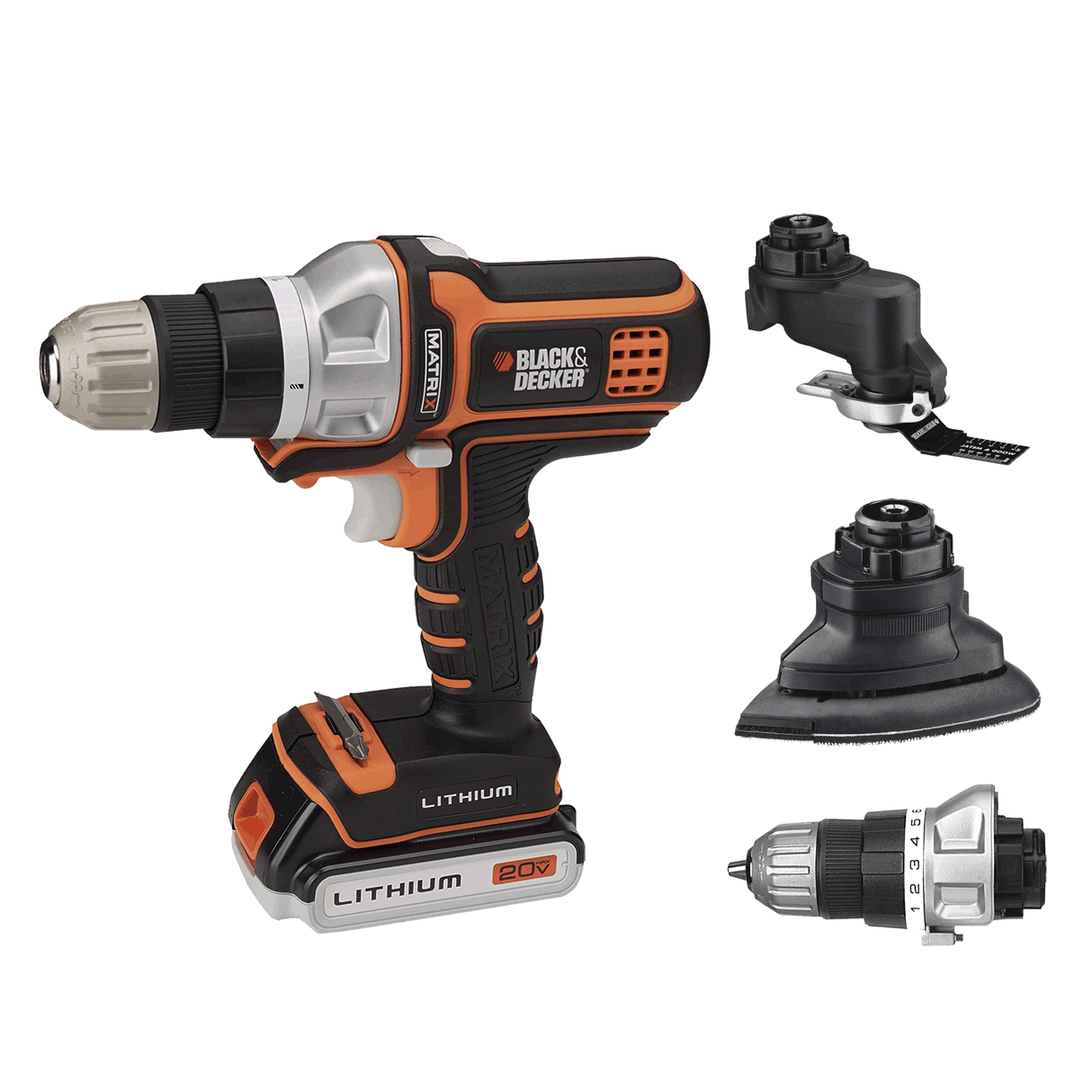 Taladro Black & Decker Matrix 6 En 1 20 V