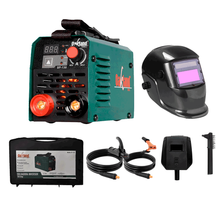 Mini Soldadora Inversor Oakland SP-130 + Estuche + Careta - FERREKUPER