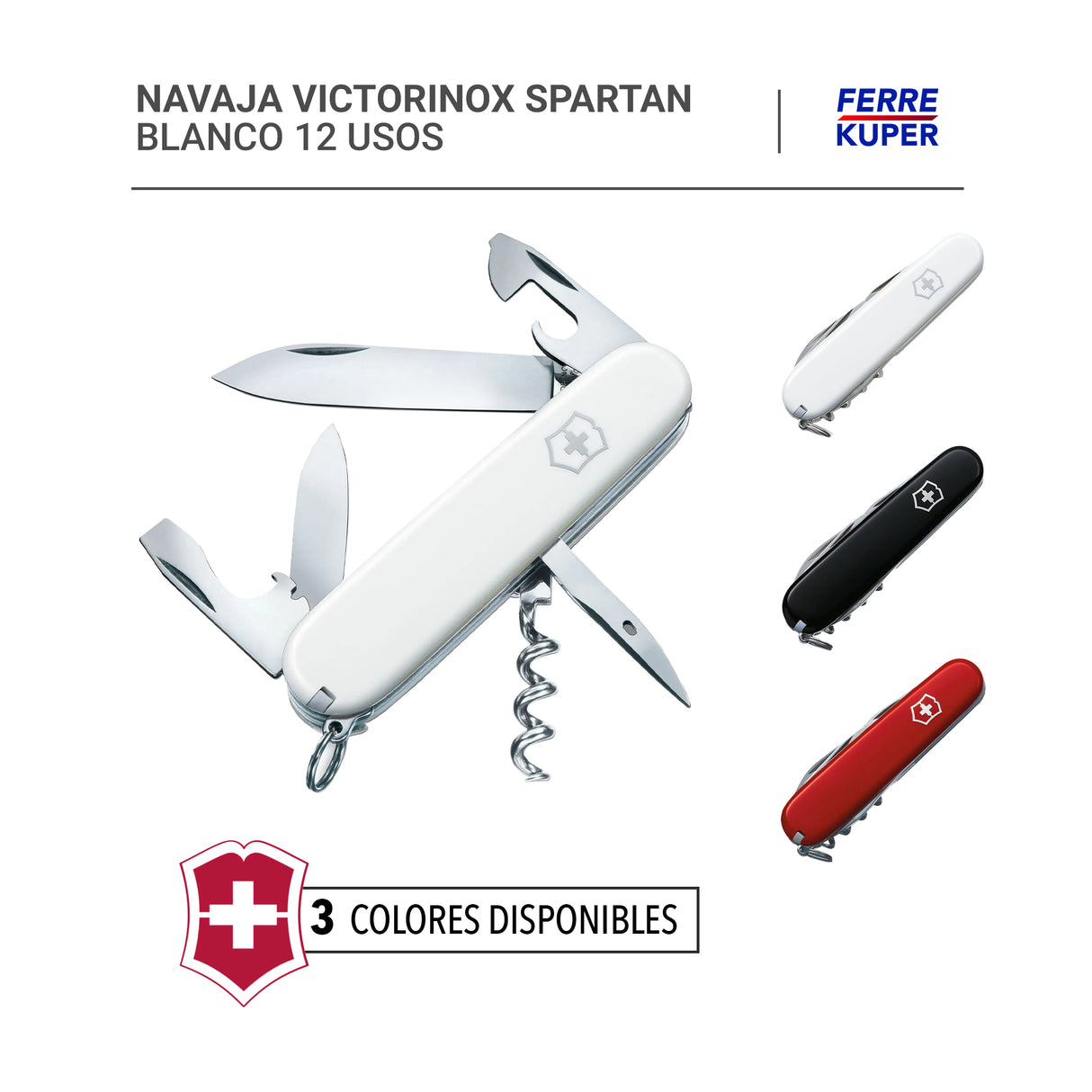 Navaja Victorinox Spartan 12 Usos