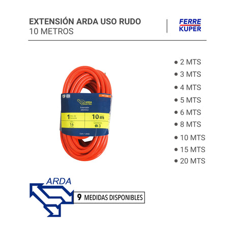 Extensión Arda Uso Rudo