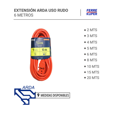 Extensión Arda Uso Rudo