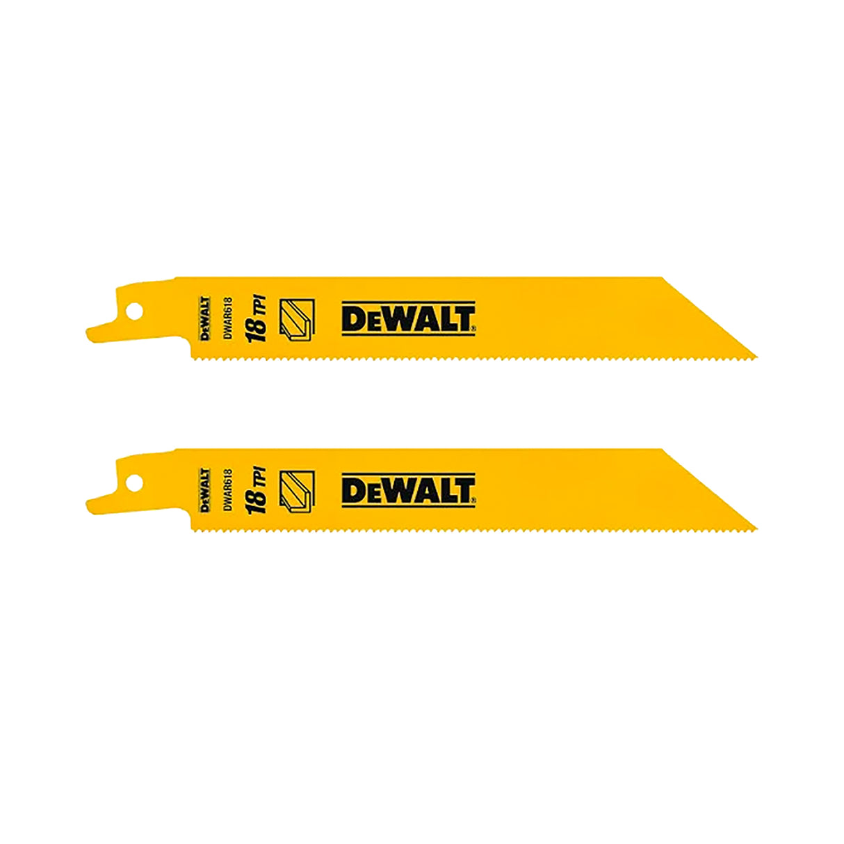 Segueta para Sierra Sable Dewalt DW4811-2 6"  2 Pzs