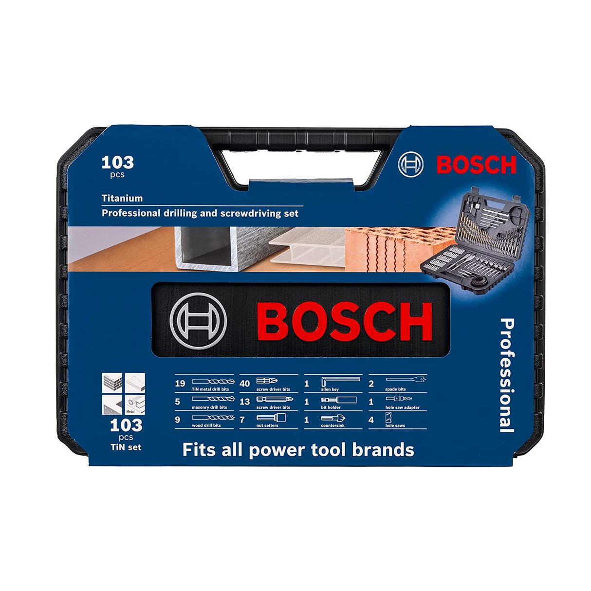 Set de Brocas y Puntas Profesional Bosch 103 Pzs